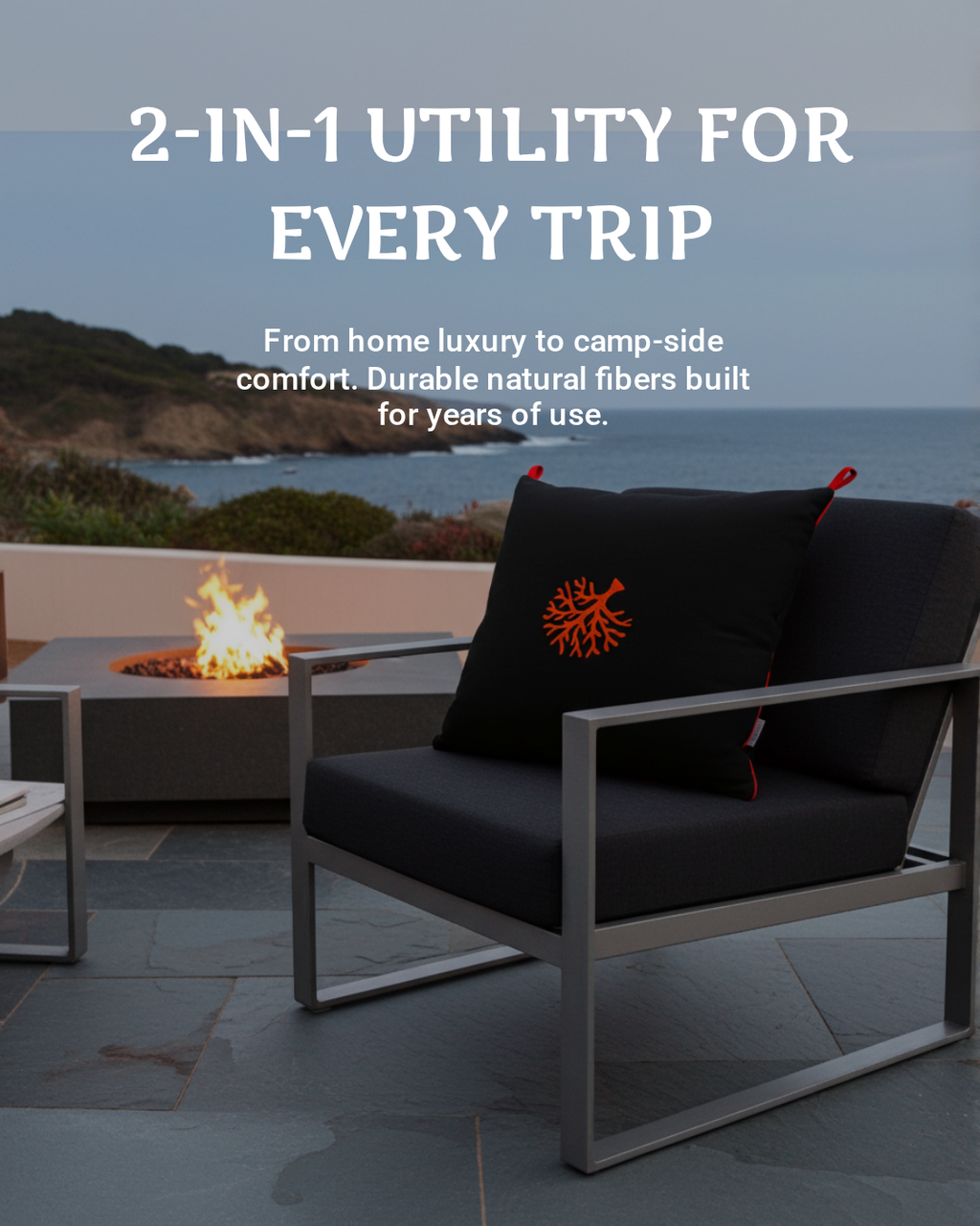 2 in 1 Convertible Travel Cushion