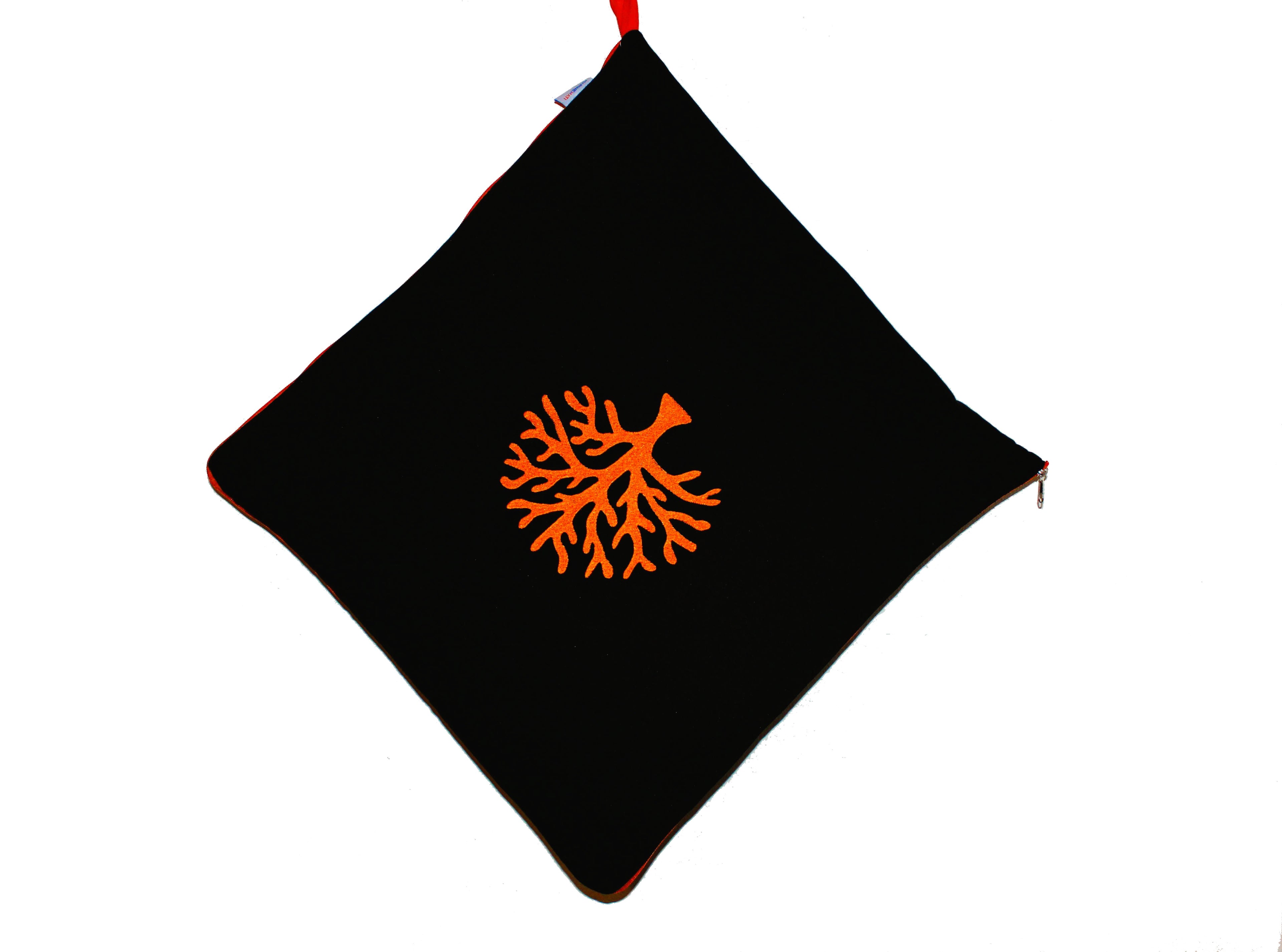 Coral design 2 in 1 cushion blanket outdoor convertible by Mecks