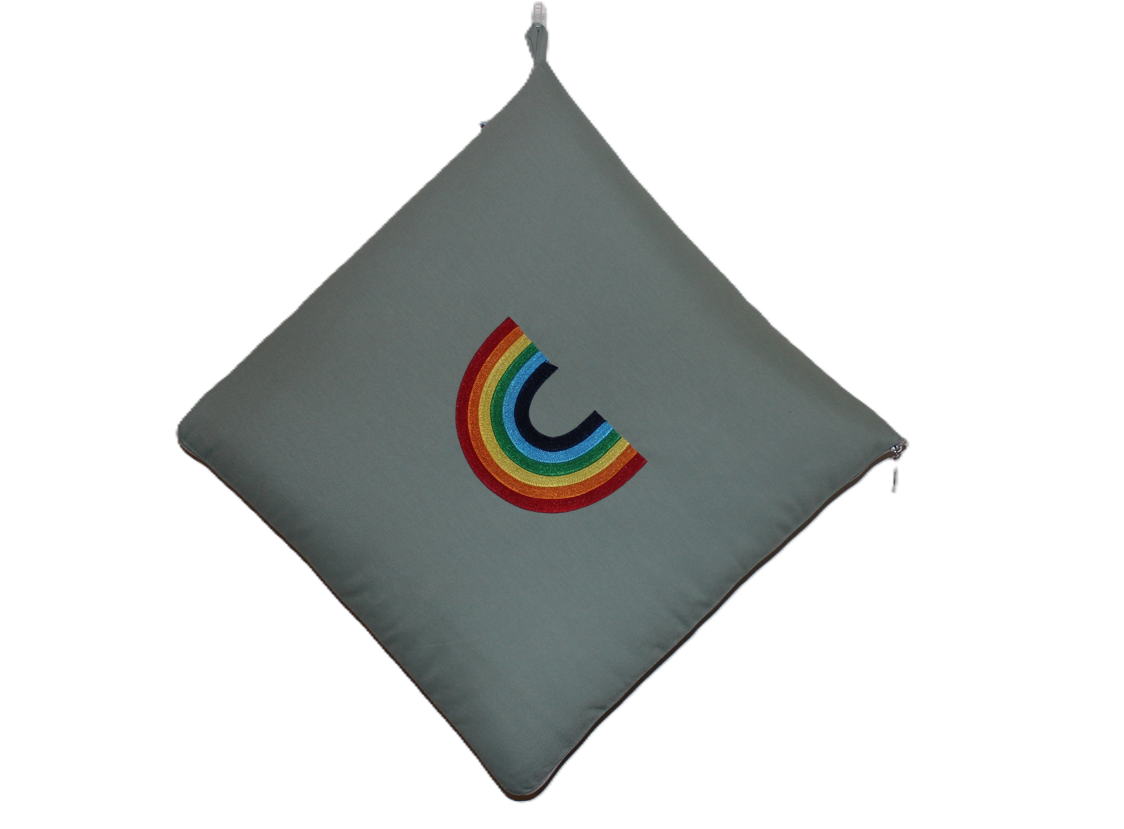 Rainbow 2 in 1 cushion blanket outdoor convertible by Mecks