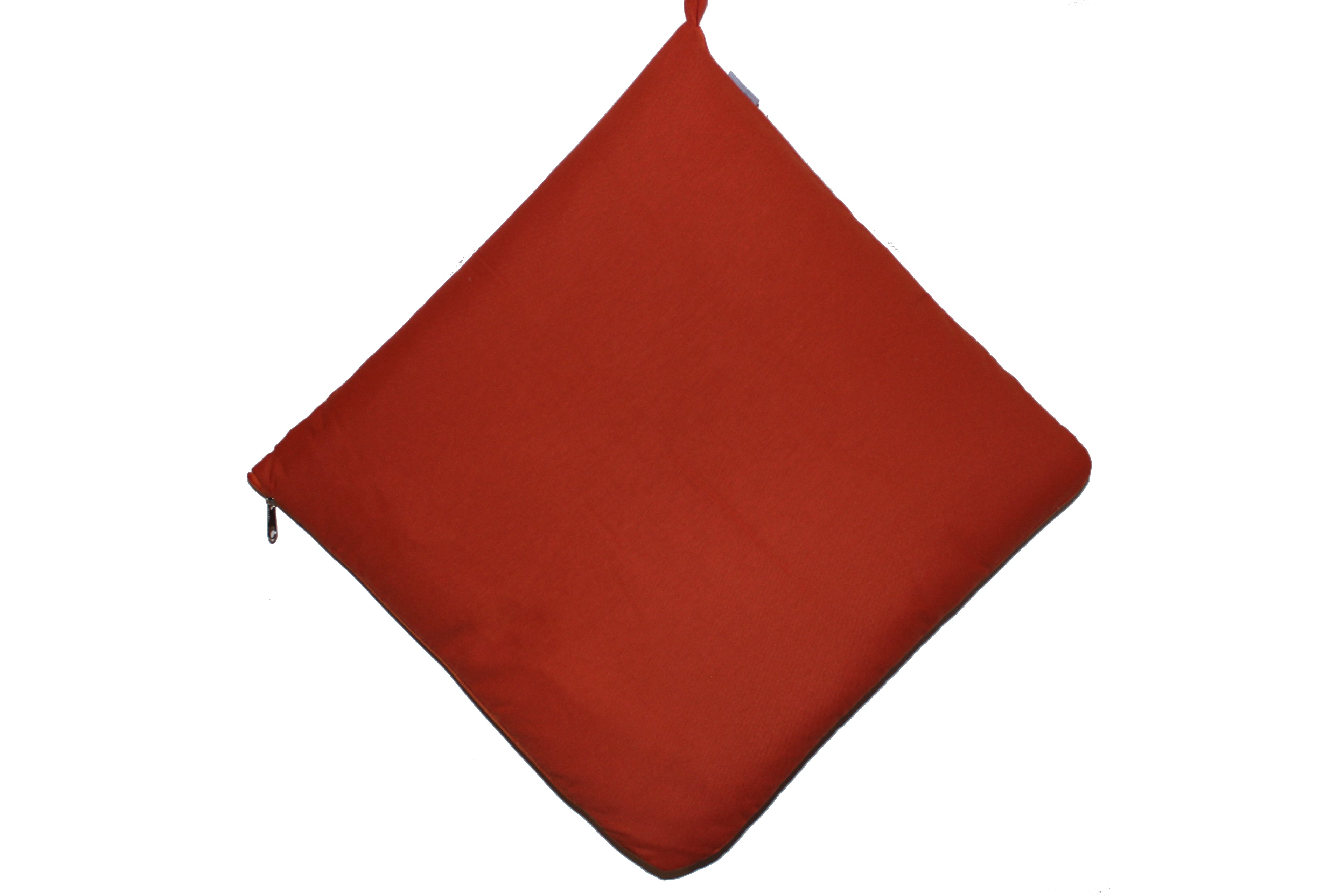 Red pot holder on a white background
