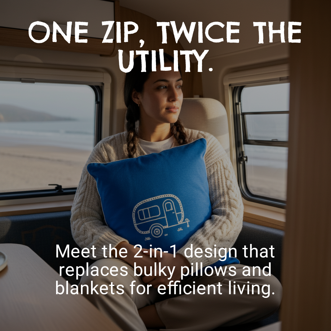 2 in 1 Convertible Travel Cushion