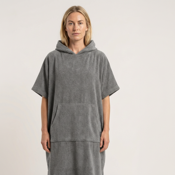 100% Cotton Hooded Beach Poncho